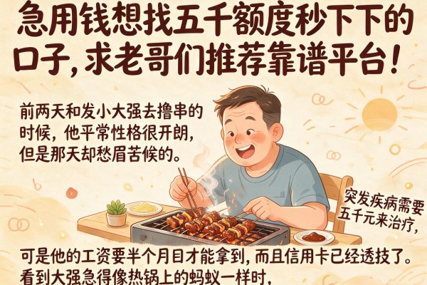 急用钱想找五千额度秒下的口子，求老哥们推荐靠谱平台！