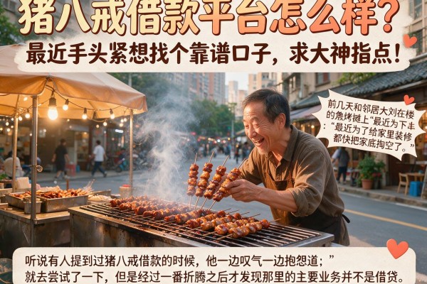 猪八戒借款平台怎么样？最近手头紧想找个靠谱口子，求大神指点！