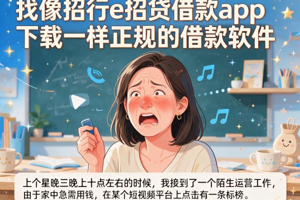 找像招行e招贷借款app下载一样正规的借款软件，我劝你别只看广告