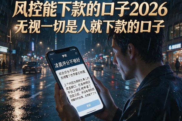 风控能下款的口子2026,罗列五个无视一切是人就下款的口子