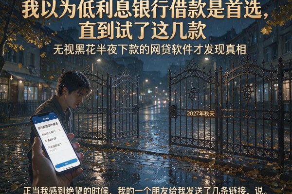 我以为低利息银行借款是首选，直到试了这几款无视黑花半夜下款的网贷软件才发现真相