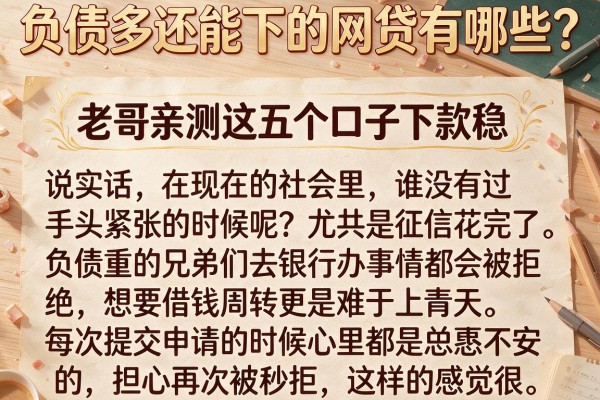 负债多还能下的网贷有哪些？老哥亲测这五个口子下款稳