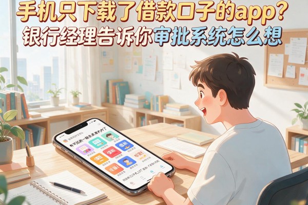 手机只下载了借款口子的app？银行经理告诉你审批系统怎么想