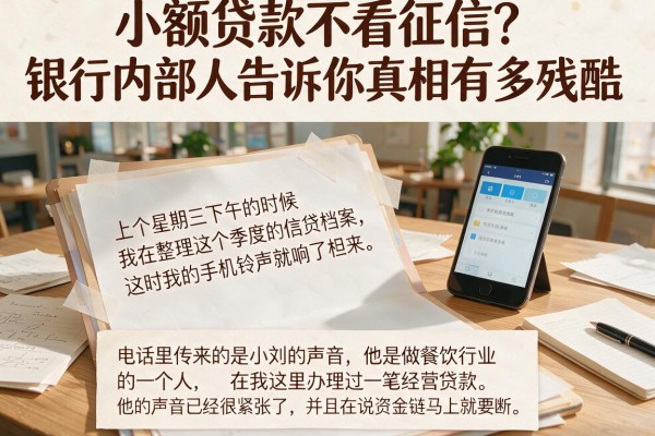 小额贷款不看征信？银行内部人告诉你真相有多残酷