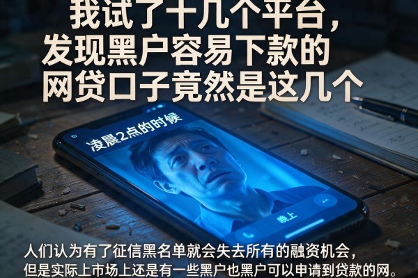我试了十几个平台，发现黑户容易下款的网贷口子竟然是这几个