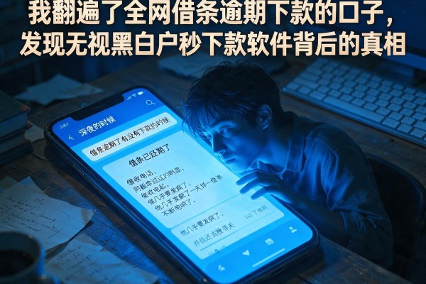 我翻遍了全网借条逾期下款的口子，发现无视黑白户秒下款软件背后的真相