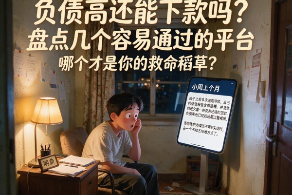 负债高还能下款吗？盘点几个容易通过的平台，哪个才是你的救命稻草？