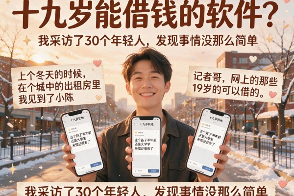 十九岁能借钱的软件？我采访了30个年轻人，发现事情没那么简单