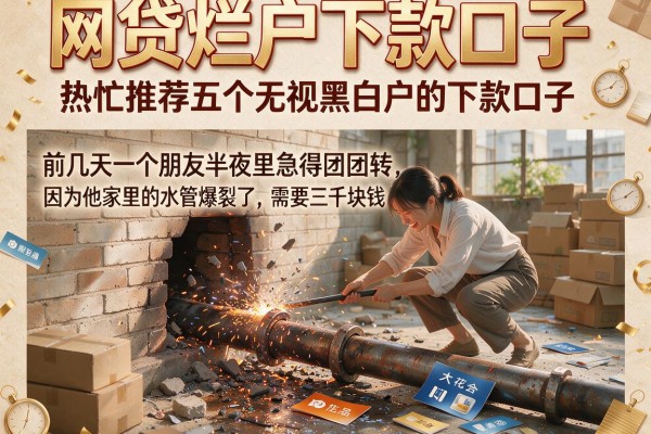 网贷烂户下款口子，热忱推荐五个无视黑白户的下款口子