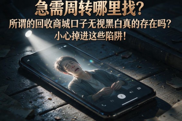 急需周转哪里找？所谓的回收商城口子无视黑白真的存在吗？小心掉进这些陷阱！