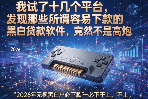 我试了十几个平台，发现那些所谓容易下款的黑白贷款软件，竟然不是高炮