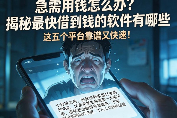 急需用钱怎么办？揭秘最快借到钱的软件有哪些，这五个平台靠谱又快速！