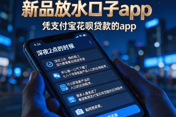 新品放水口子app，整理五个凭支付宝花呗贷款的app