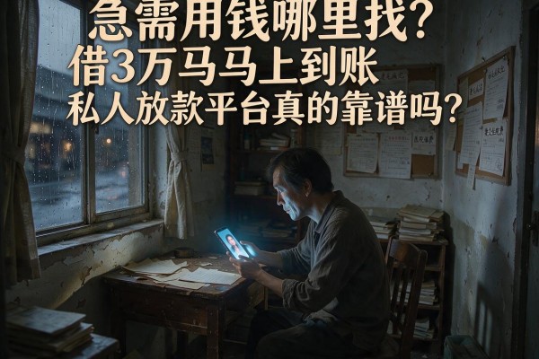 急需用钱哪里找？借3万马上到账私人放款平台真的靠谱吗？深度解析助你避坑