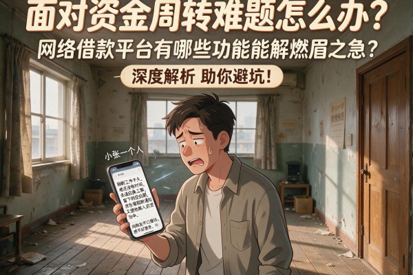 面对资金周转难题怎么办？网络借款平台有哪些功能能解燃眉之急？深度解析助你避坑！