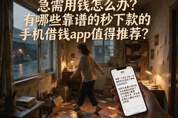 急需用钱怎么办？有哪些靠谱的秒下款的手机借钱app值得推荐？