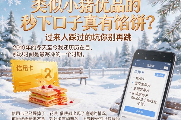 类似小猪优品的秒下口子真有馅饼？过来人踩过的坑你别再跳