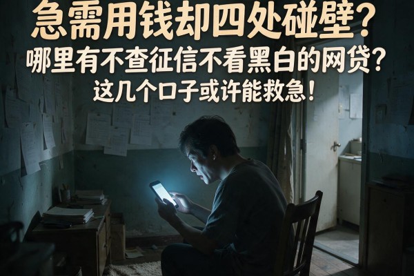急需用钱却四处碰壁?哪里有不查征信不看黑白的网贷?这几个口子或许能救急!