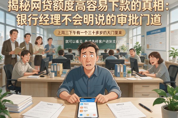 揭秘网贷额度高容易下款的真相：银行经理不会明说的审批门道