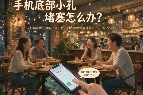 手机底部小孔堵塞怎么办？不仅影响音质还可能损坏主板，到底该如何清理手机下方的几个小口子？