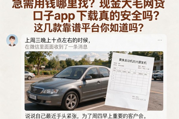 急需用钱哪里找？现金大王网贷口子app下载真的安全吗？这几款靠谱平台你知道吗？