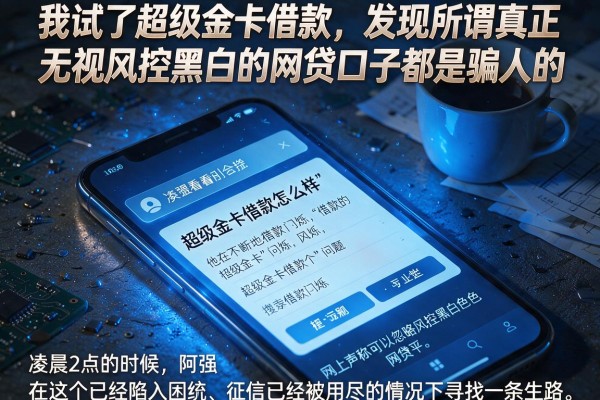 我试了超级金卡借款，发现所谓真正无视风控黑白的网贷口子都是骗人的