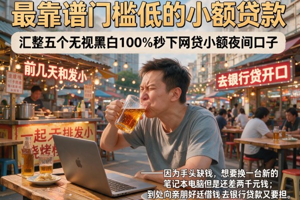 最靠谱门槛低的小额贷款，汇整五个无视黑白100%秒下网贷小额夜间口子