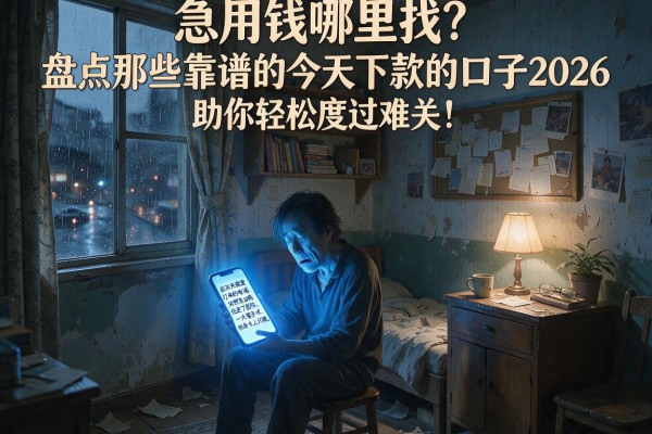 急用钱哪里找？盘点那些靠谱的今天下款的口子2026，助你轻松度过难关！