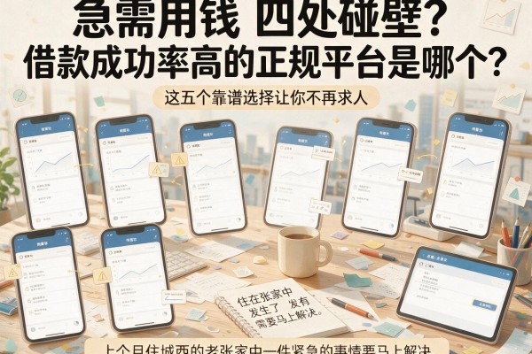 急需用钱四处碰壁？借款成功率高的正规平台是哪个？这五个靠谱选择让你不再求人