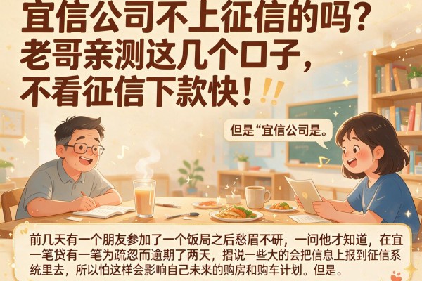 宜信公司不上征信的吗？老哥亲测这几个口子，不看征信下款快！