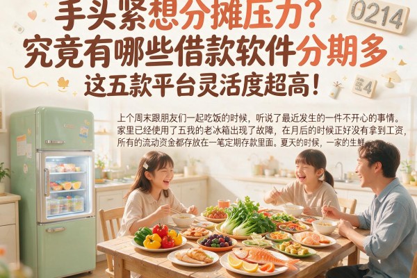 手头紧想分摊压力？究竟有哪些借款软件分期多，这五款平台灵活度超高！