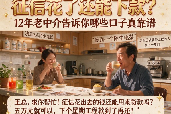 征信花了还能下款？12年老中介告诉你哪些口子真靠谱