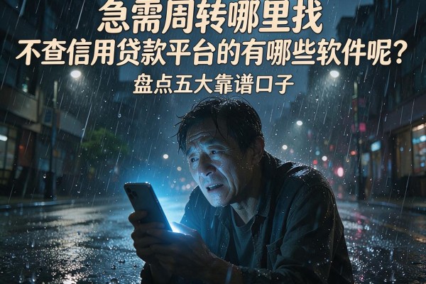 急需周转哪里找？不查信用贷款平台的有哪些软件呢？盘点五大靠谱口子