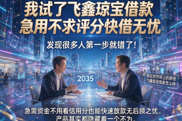 我试了飞鑫琼宝借款和急用不求评分快借无忧,发现很多人第一步就错了