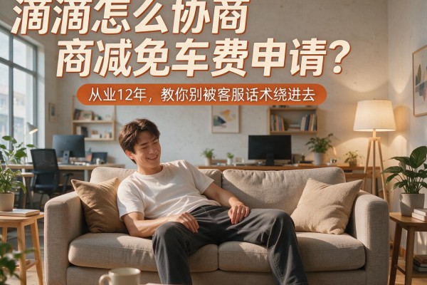滴滴怎么协商减免车费申请？从业12年，教你别被客服话术绕进去