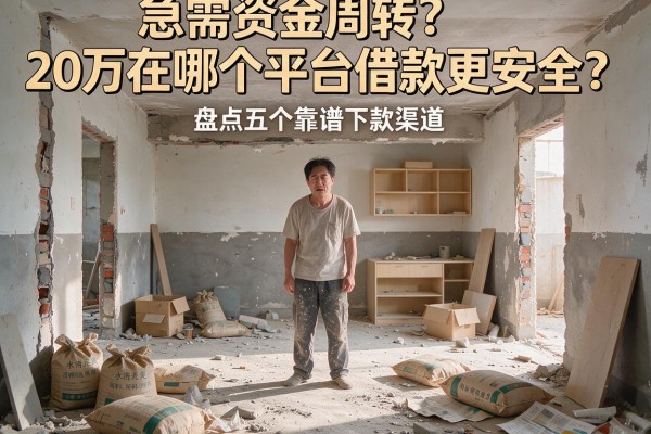 急需资金周转?20万在哪个平台借款更安全?盘点五个靠谱下款渠道
