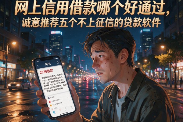 网上信用借款哪个好通过，诚意推荐五个不上征信的贷款软件