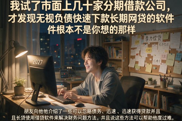 我试了市面上几十家分期借款公司，才发现无视负债快速下款长期网贷的软件根本不是你想的那样