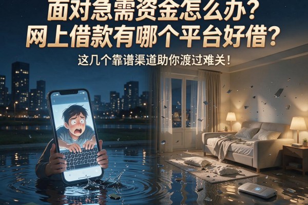 面对急需资金怎么办？网上借款有哪个平台好借？这几个靠谱渠道助你渡过难关！