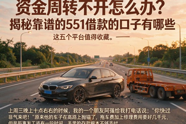 资金周转不开怎么办？揭秘靠谱的551借款的口子有哪些，这五个平台值得收藏