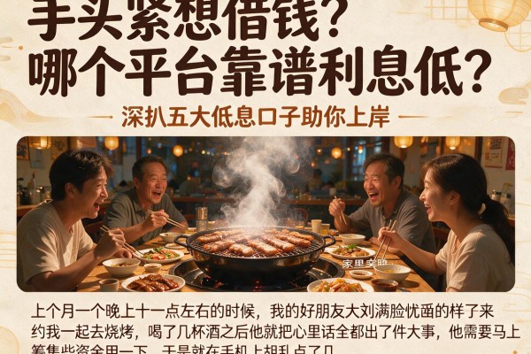 手头紧想借钱？哪个平台靠谱利息低？深扒五大低息口子助你上岸