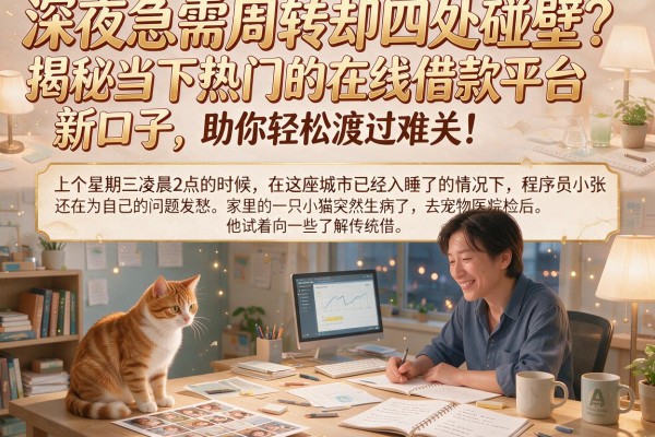 深夜急需周转却四处碰壁？揭秘当下热门的在线借款平台新口子，助你轻松渡过难关！