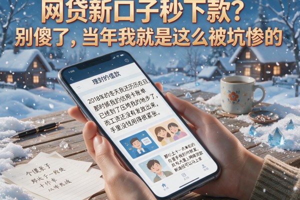 网贷新口子秒下款？别傻了，当年我就是这么被坑惨的