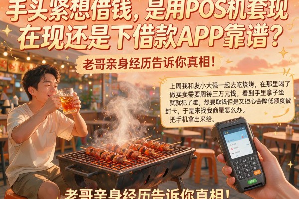 手头紧想借钱，是用POS机套现还是下借款APP靠谱？老哥亲身经历告诉你真相！
