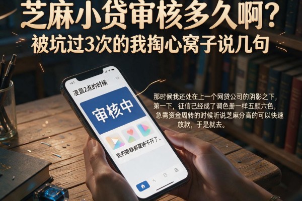 芝麻小贷审核多久啊？被坑过3次的我掏心窝子说几句