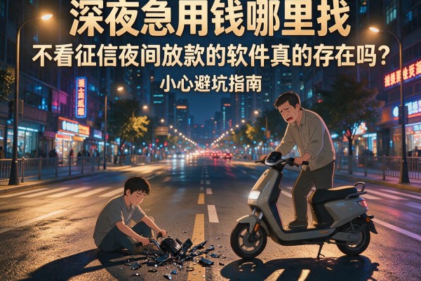 深夜急用钱哪里找？不看征信夜间放款的软件真的存在吗？小心避坑指南
