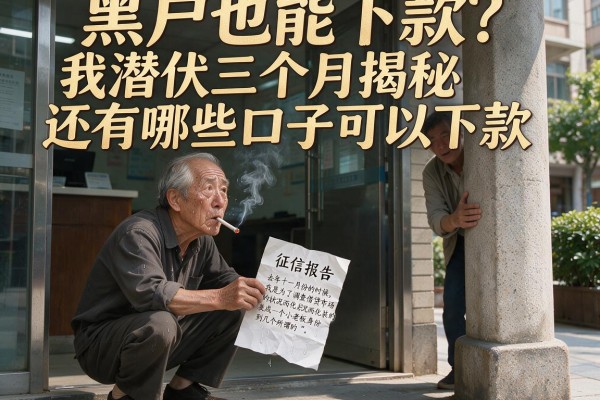 黑户也能下款？我潜伏三个月揭秘还有哪些口子可以下款
