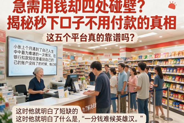 急需用钱却四处碰壁？揭秘秒下口子不用付款的真相，这五个平台真的靠谱吗？