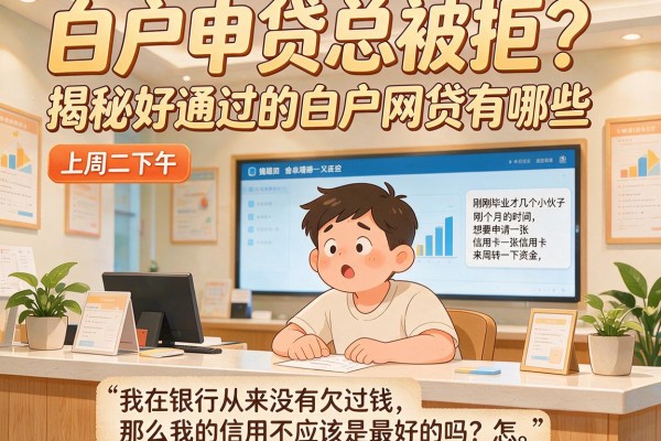 白户申贷总被拒？揭秘好通过的白户网贷有哪些