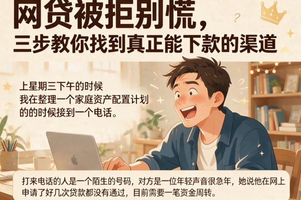 网贷被拒别慌，三步教你找到真正能下款的渠道